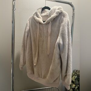 Hooded Furry Sweater